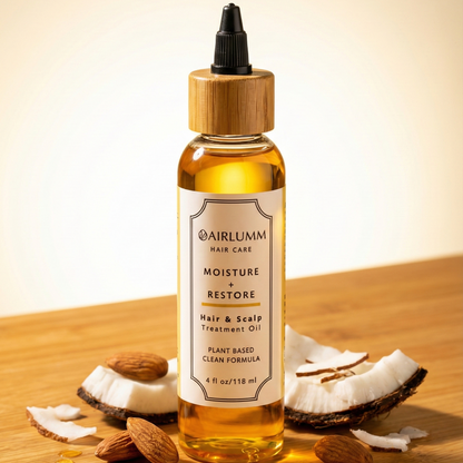 Moisture + Restore Hair Oil — Hair & Scalp Treatment Oil